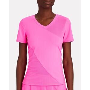 NWT Eleven by Venus Williams Wavy Short Sleeve in Fuschia Size S